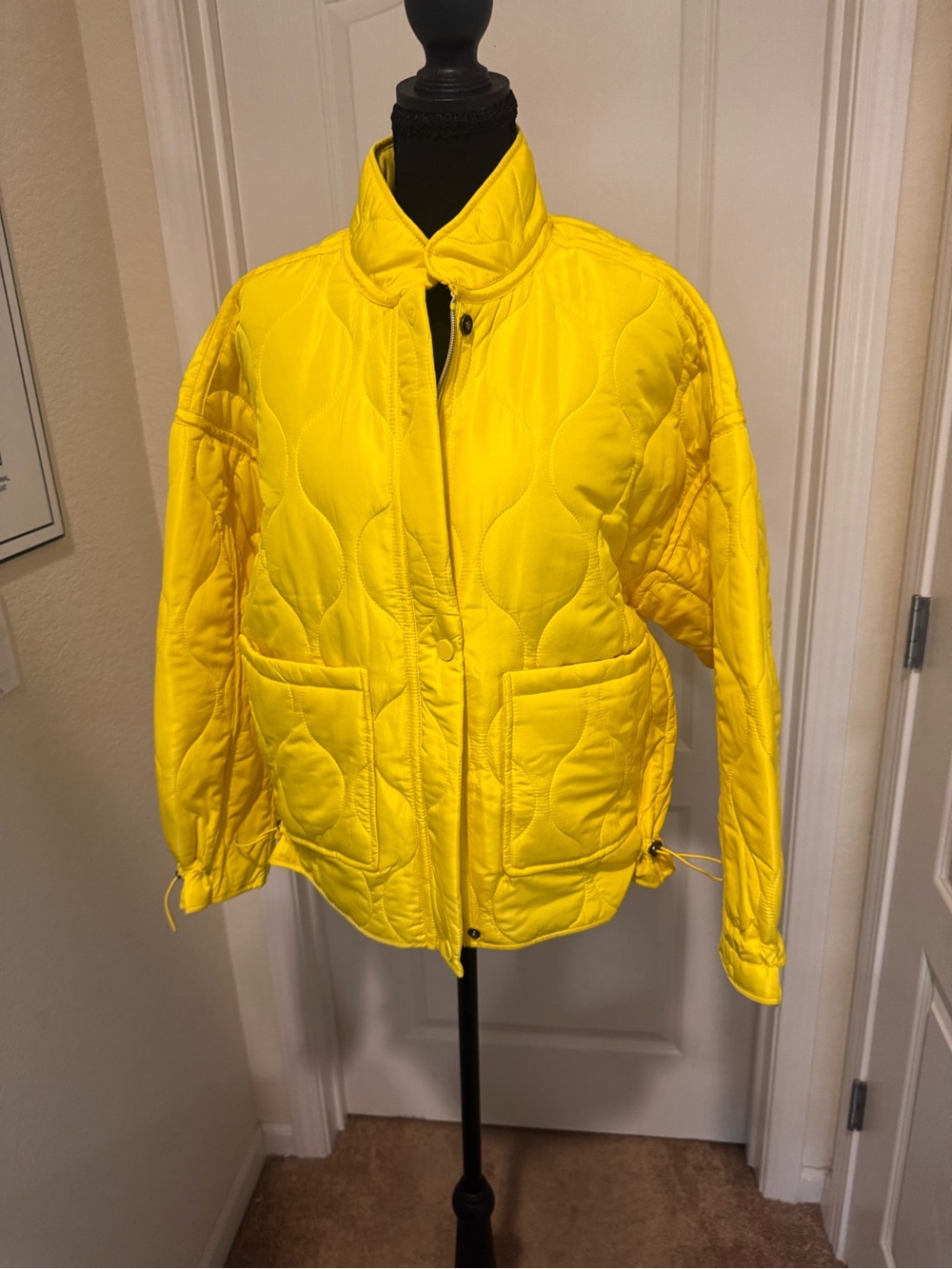 Lucky Brand Yellow Quilted Women's Jacket - Brand Unspecified. New never used